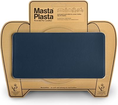MastaPlasta Premium Easy All-in-One Leather Repair Kit Navy 20x10cm