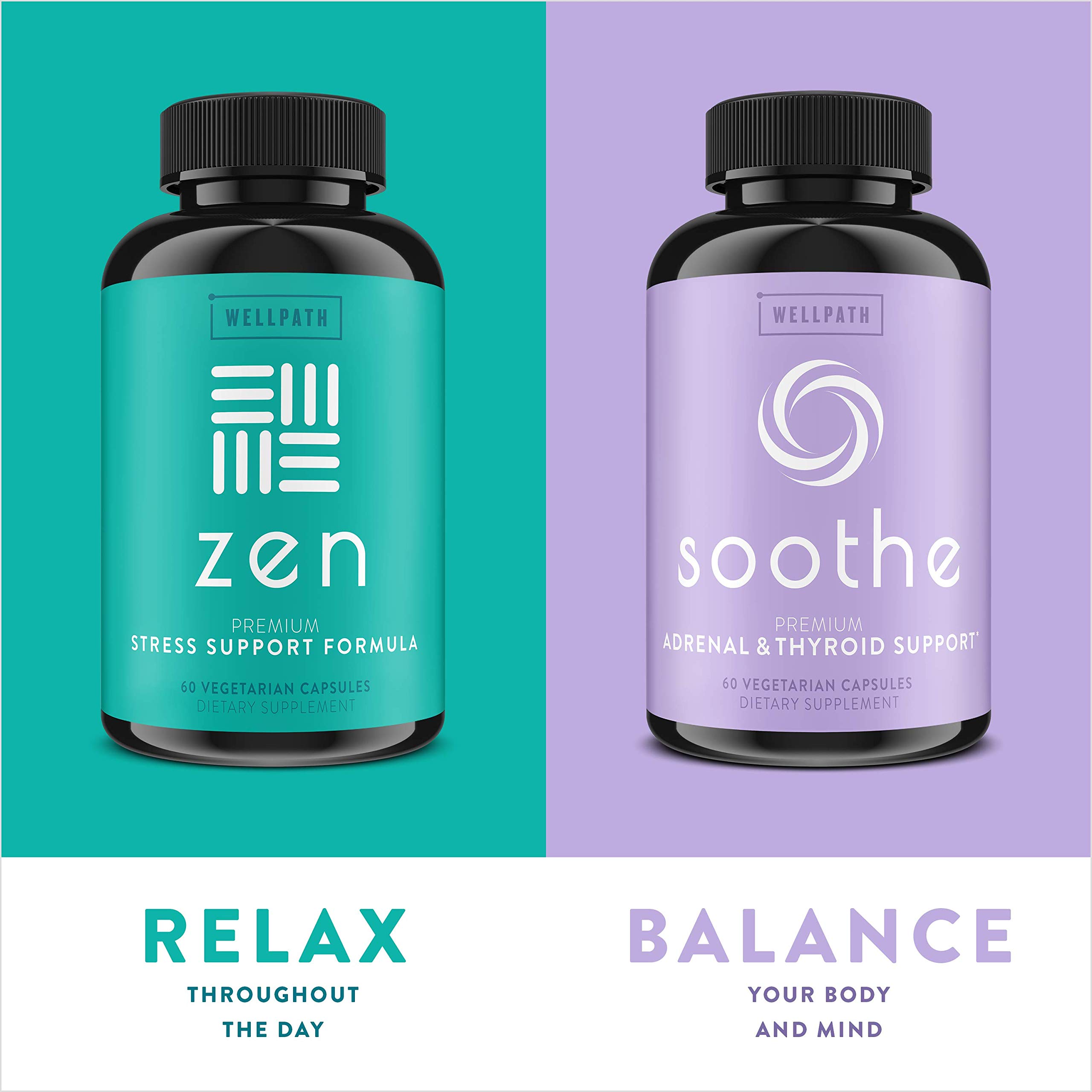Zen Anxiety and Stress Relief Supplement Natural Herbal Formula