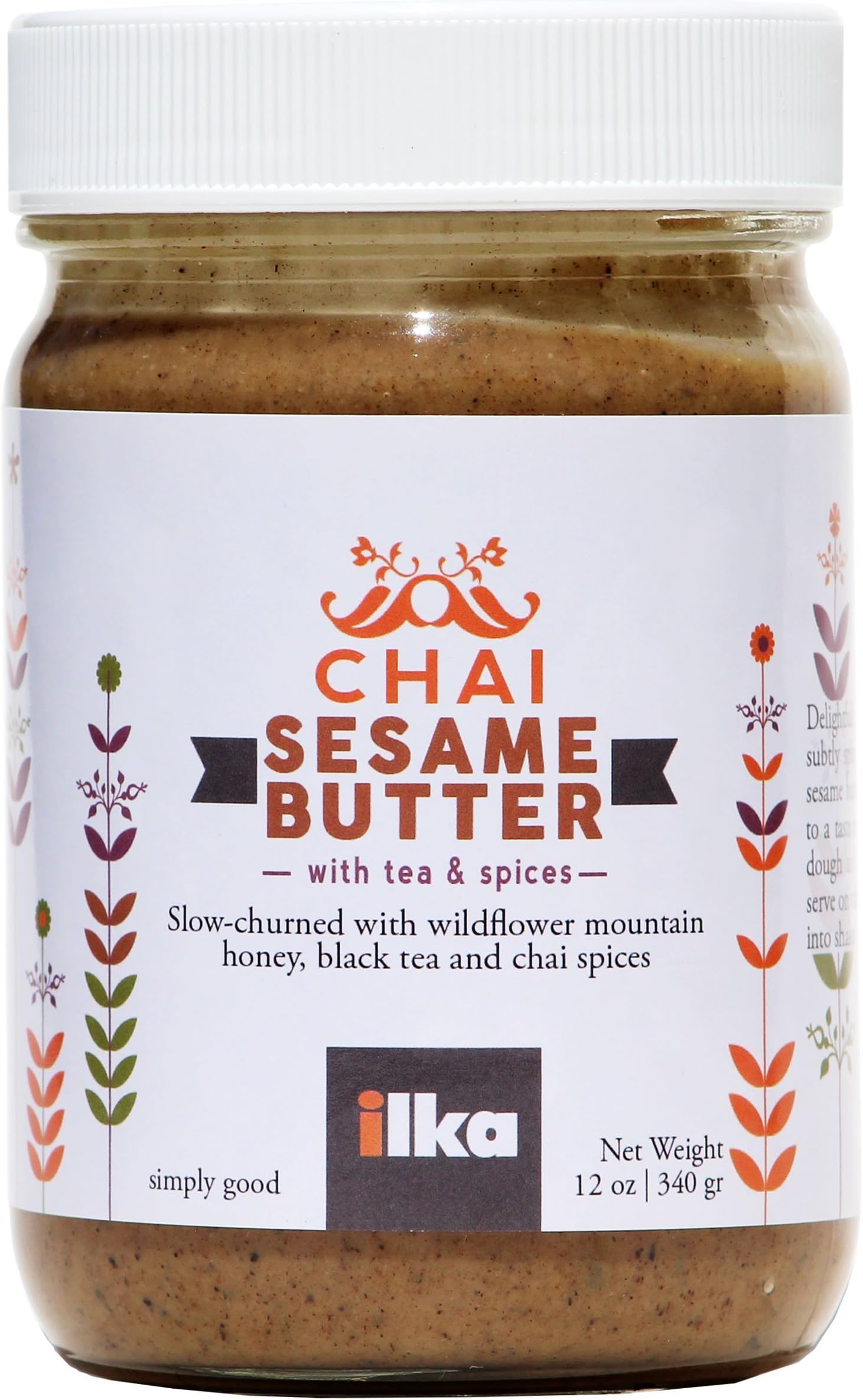 Ilka Chai Sesame Butter with Black Tea & Spices - 12 Oz