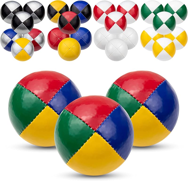 Juggle Dream 3x Pro Thud Juggling Balls Set of 3 with Online Learning Video