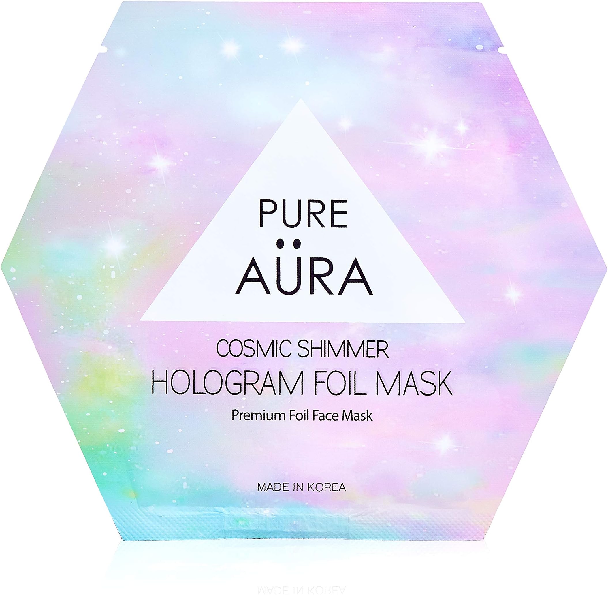 PURE AURA Sheet Masks(2PC) - HOLOGRAM FOIL MASK