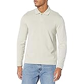 Vince Men's Dbl Face L/S Polo