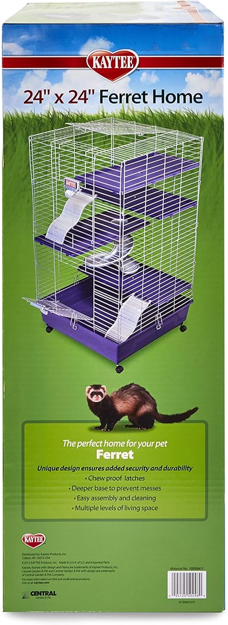 purple ferret cage