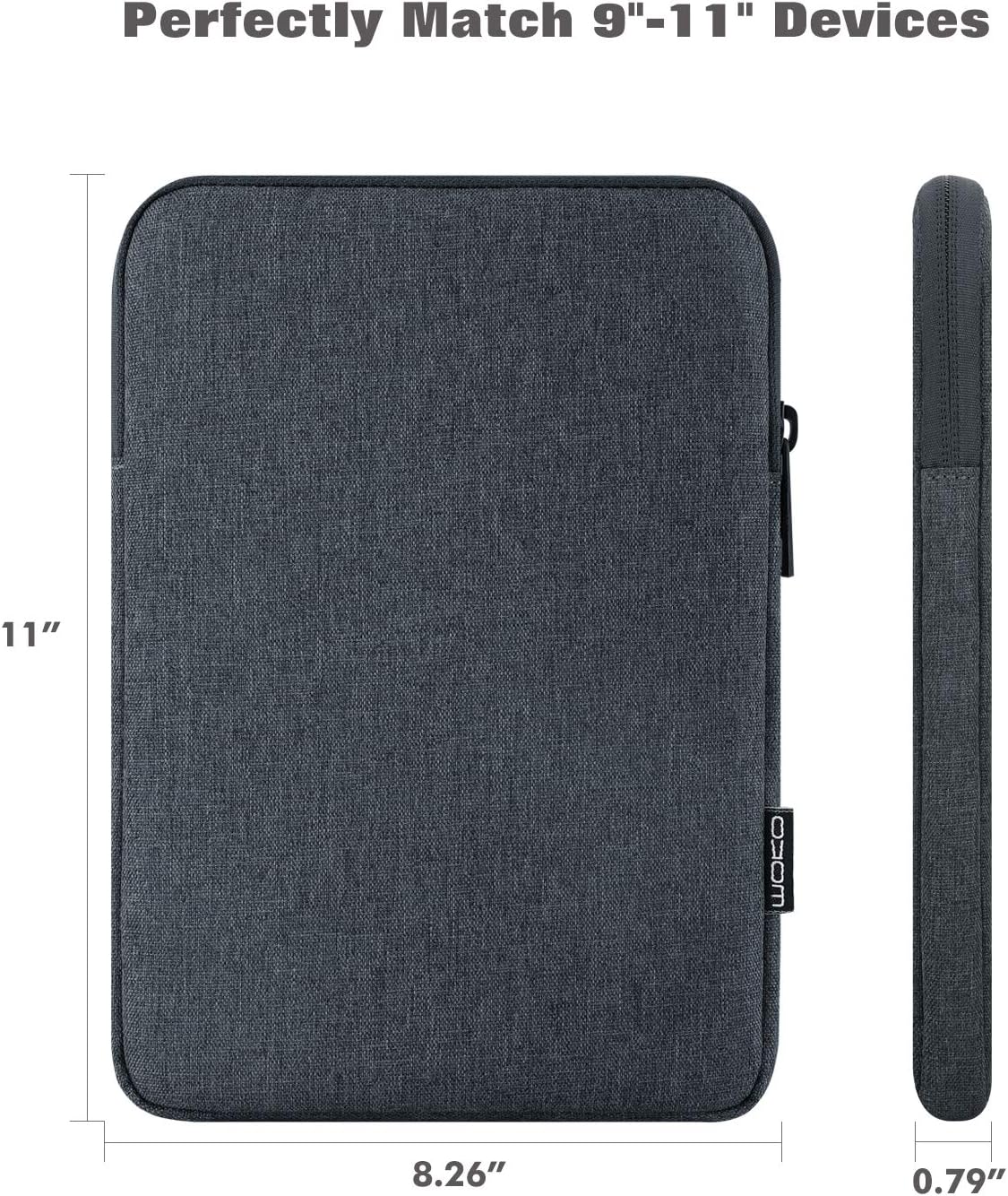 MoKo 9-11 inch tablet case for iPad 11-inch A16 2025, 10.2-inch iPad 2021, Pro 11 M5, Air M3, Galaxy Tab A11+/ A9+ - Image 3
