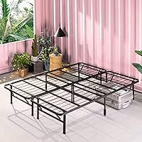 ZINUS SmartBase Tool-Free Assembly Mattress Foundation / 14 Inch Metal Platform Bed Frame / No Box Spring Needed / Sturdy Ste