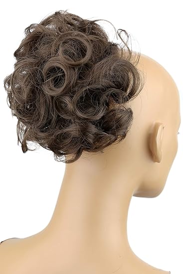 Brown 10 D5 Prettyshop Bun Up Do Hair Piece Hair Ribbon