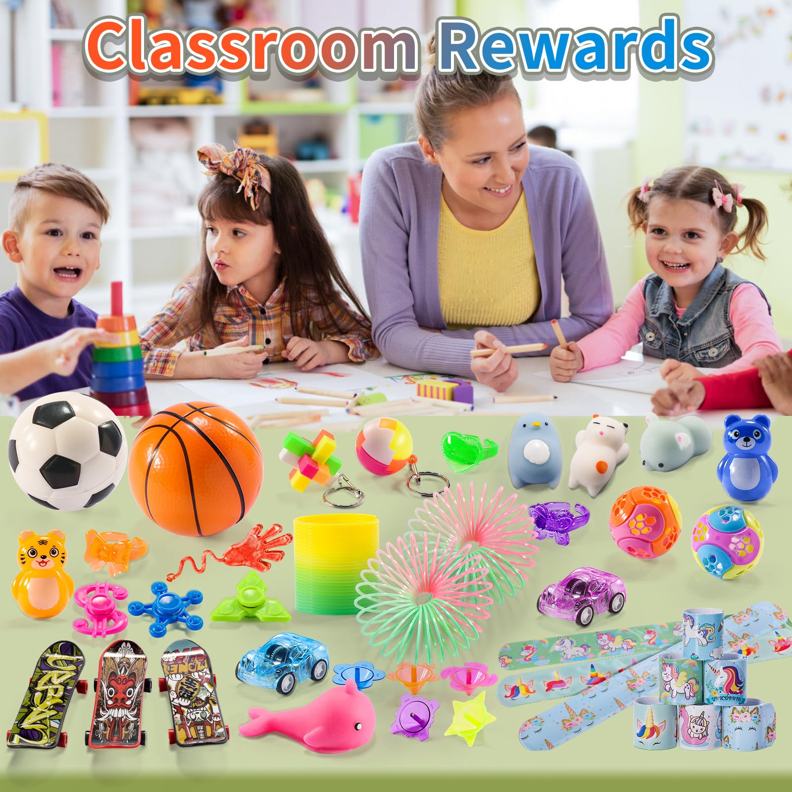 Claw Machine Prizes Toys Refill for Kids, Mini Small Toy Bulk Party Favors Birthday Goodie Bags Stuffers, Pinata Filler Classroom Treasure Chest Prize for Boys Girls Age 3 4 5 6 7 8 10 Year Old