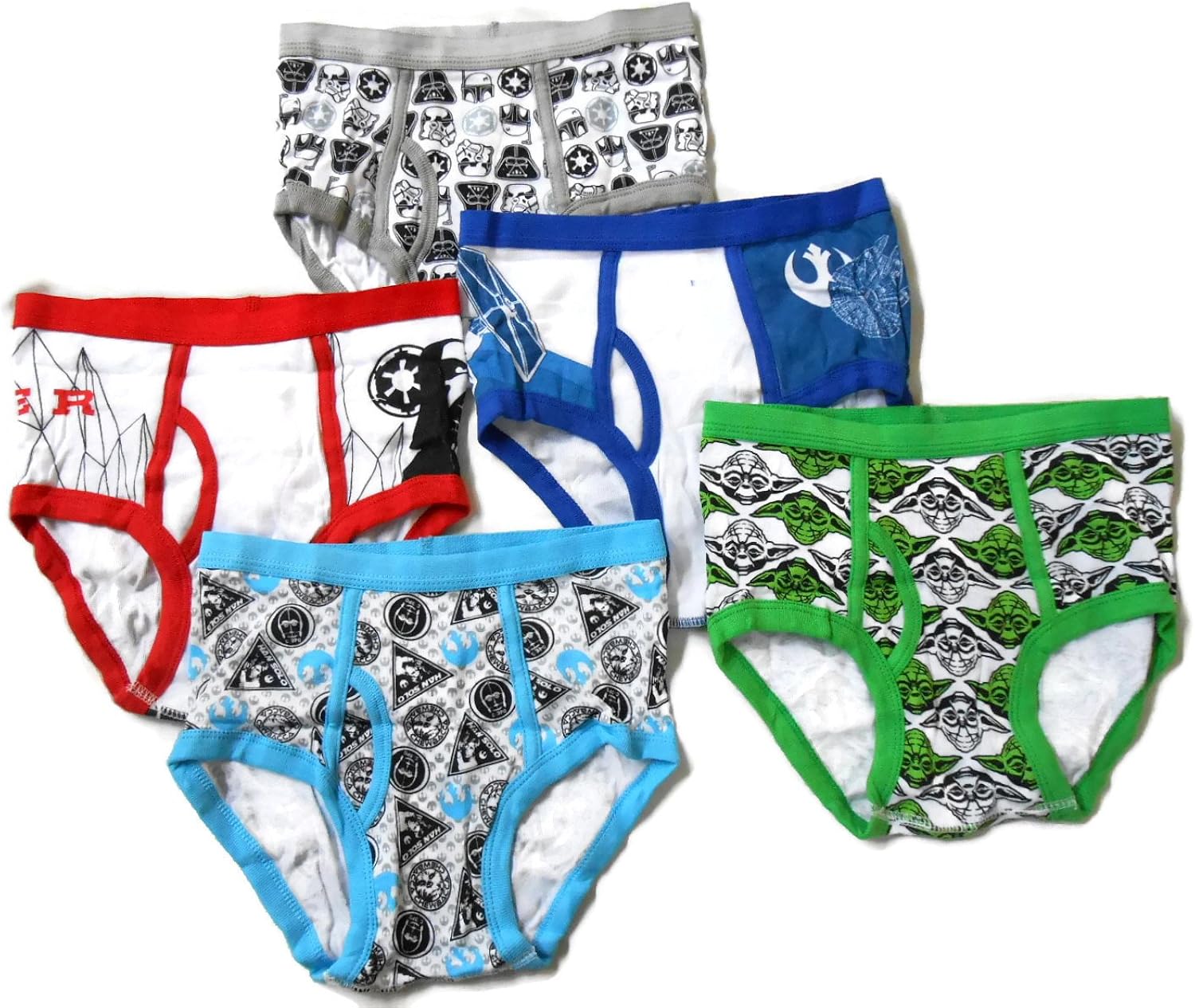 Star Wars Little Boys' Brief (Pack of 5): Clothing
