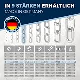 NietFullThings Stainless Steel Short Link Chain 5 mm 316 Marine Grade 1 m Pack view 2