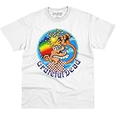 Liquid Blue Unisex-Adult Grateful Dead Ice Cream Cone Kid White T-shirtT-Shirt