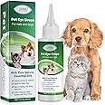 Dog Eye Drops - Dog Eye Infection Treatment - Eye Drops for Dogs - Relieve Red Eyes - Dog Eye Wash for Cleaning Tear Streaks、