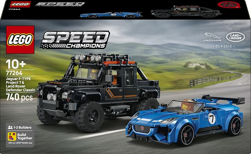 Speed Champions Jaguar Project 7 & Land Rover Defender 77264