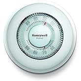 Honeywell Home CT87K1004 The Round Heat Only Manual Thermostat,Large,White,Large