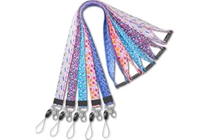 Lanyard for ID Badge Holder Women Kids Keys Men Cruise lanyards Key Card lanyards Detachable Breakaway Safety Lanyards with B