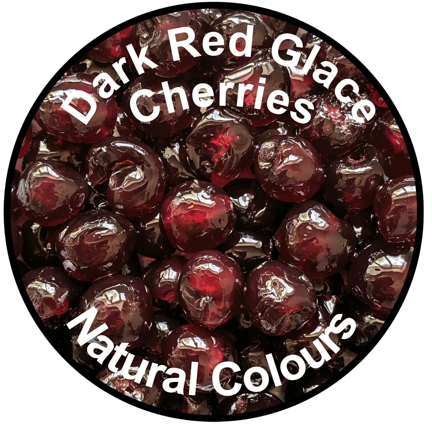 Whole Natural red Coloured Glace Cherries 500g Amazon.co.uk Grocery