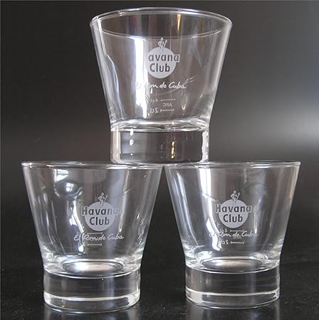 6 original Havana Club Tumbler Gläser exclusive Gastro Edition
