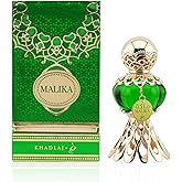 KHADLAJ PERFUMES Malika Green Concentrated Perfume Oil for Women, 20 ml / 0.7 Ounce