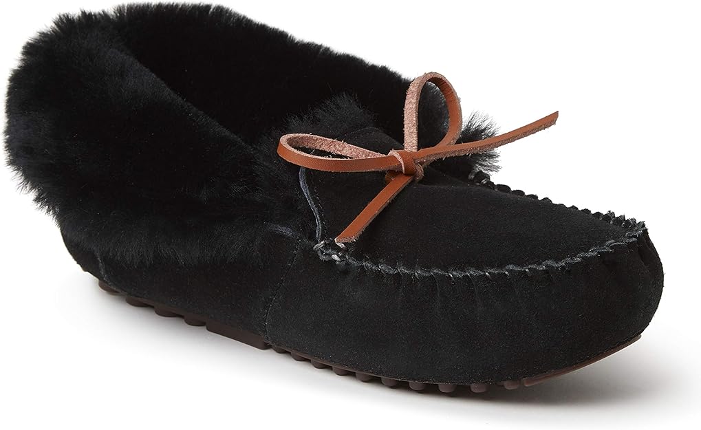 women's dearfoam moccasin slippers