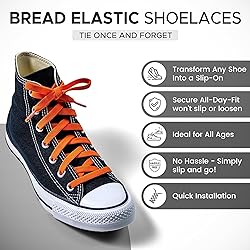 Bread Elastic Shoelaces – Tie Once, Slip On