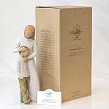 Willow Tree Mother and Son Figurine 8 Inch Hand-Painted Resin view 6