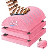 WADCIMC Foot Rest for Under Desk at Work, Warmer Feet Pocket Footrest,Foot Stool with Washable Cover,Comfortable Footrest with 3 Adjustable Heights, for Office Gaming Chair, for Leg Support, XL(18IN)