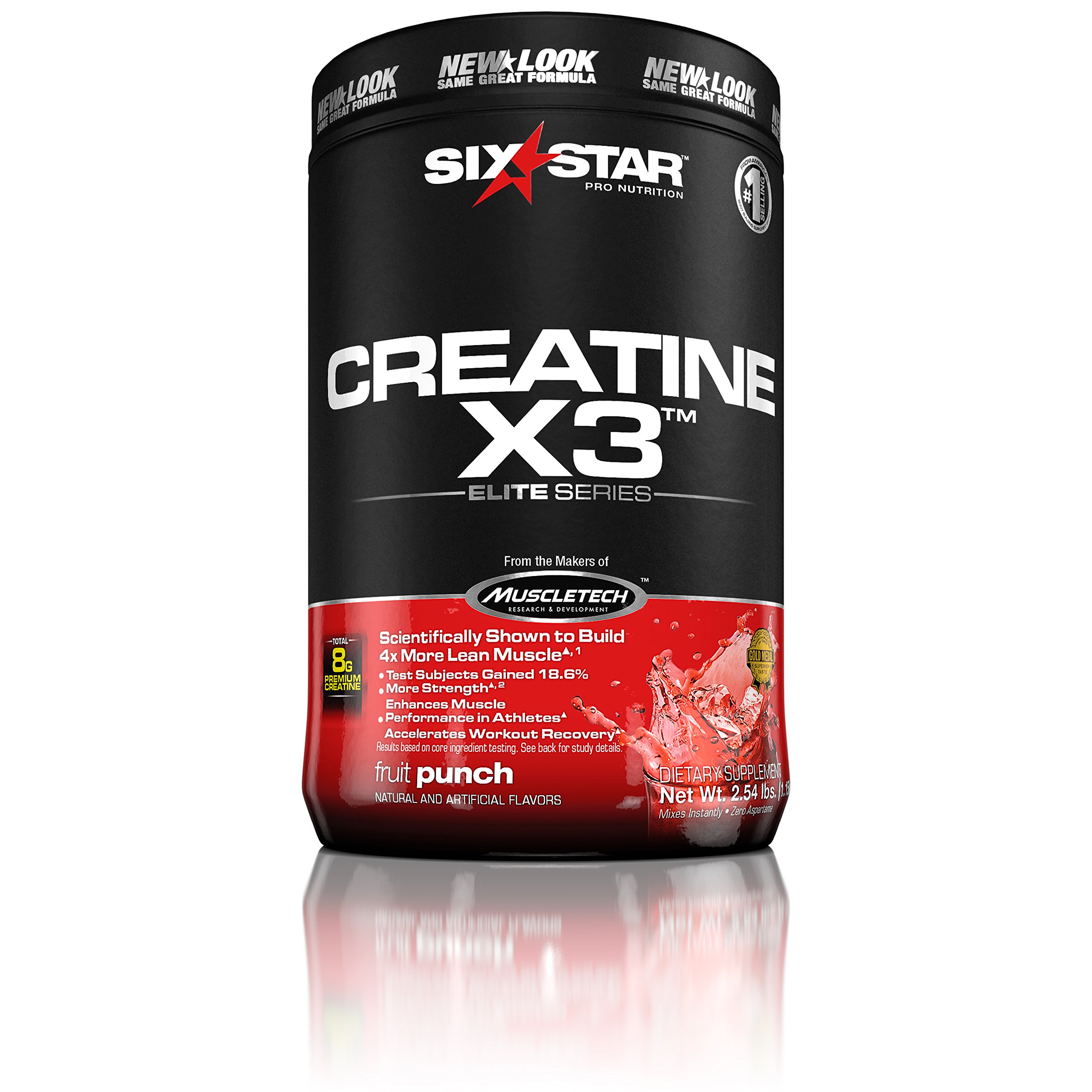 Six Star Pro Nutrition Creatine X3 Powder, MaxDosed Creatine Powder