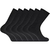 DOCKERS Men's Performance Socks - 3-Pairs and 6-Pairs Athletic and Dress Crew Socks for Men
