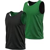 imflyker Reversible Basketball Jersey Tanks Athletic Quick Dry Shirts Team Scrimmage Uniforms