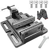 MYTEC Heavy Duty Vice for Drill Press, 5.0" Black, Quick Release Workbench Industrial Vise Clamp, High-grade cast steel Bench Clamp