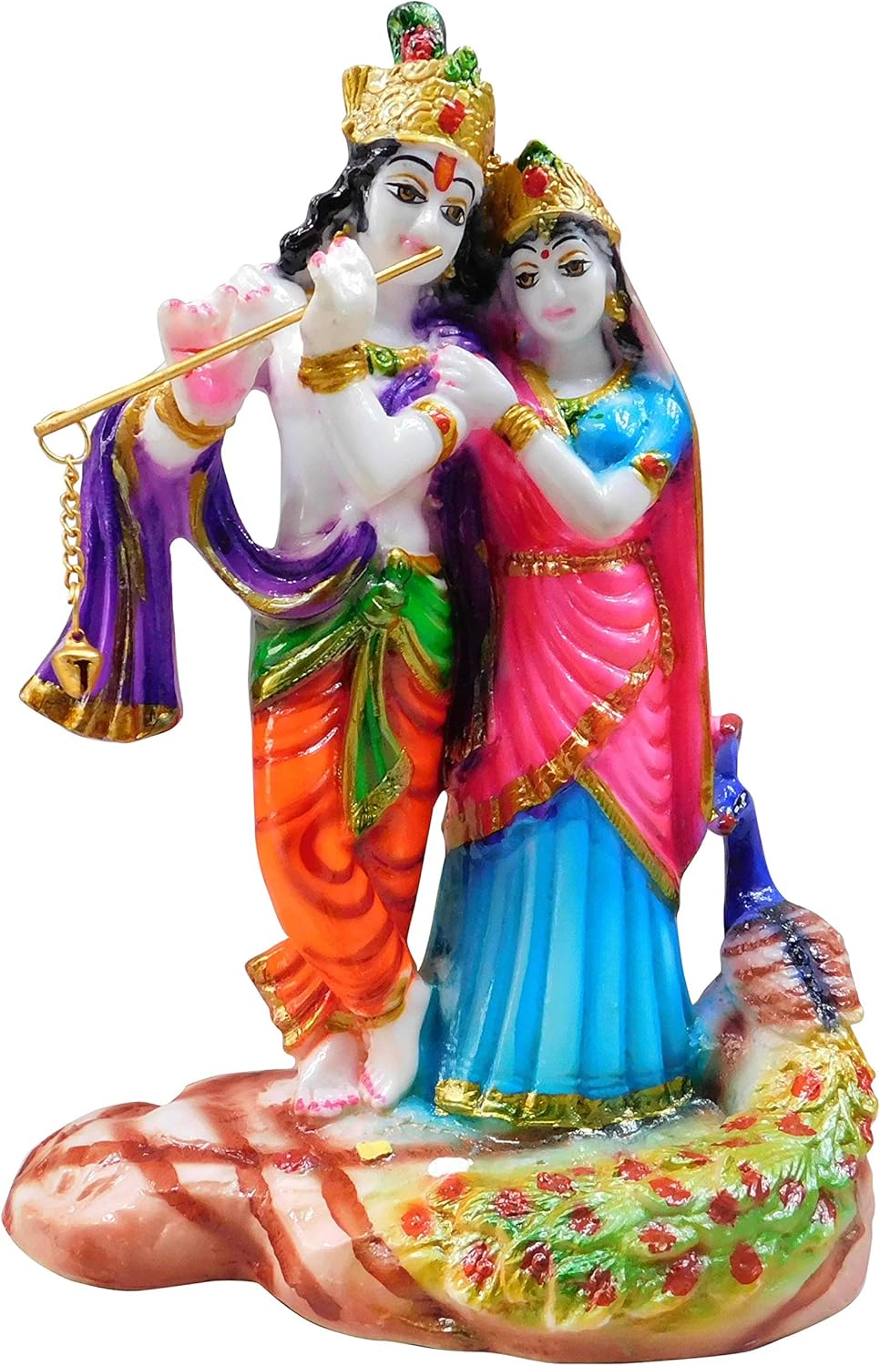 Buy Radha Krishna Idol for Gift Multi Coloured Lord Radha Krishna Idol