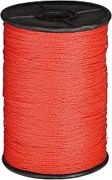 Bestomrogh 300m Red Nylon Builders Line String for Masonry, Gardening view 1