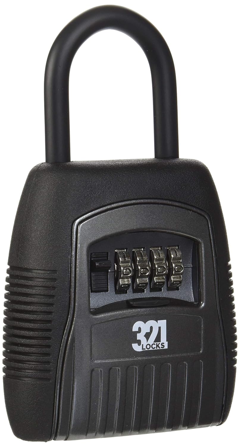 LB50 Key Lock Box Door Knob/Fence Mounted Key Safe 4 Pin Dial