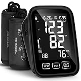 Blood Pressure Machine for Home Use - 9"-17" M/L & 13"-21" XL Cuffs, 2 Size Cuffs Medium/Large and Extra Large, Accurate Digital Automatic Upper Arm BP Monitor, Large Backlit Display, 2-User Mode