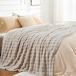 NEWCOSPLAY King Blanket for Couch Linen Super Soft