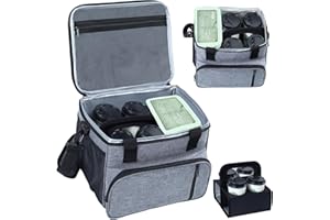 FRECOLSH Reusable Drink Carrier for Delivery with 4 Cup Holder Tray-Foldable Cup Carrier for Drinks-Insulated Drink Caddy with Handle- Doordash Bag- Insulated Food Carrier-Outdoor Drink holder for Car