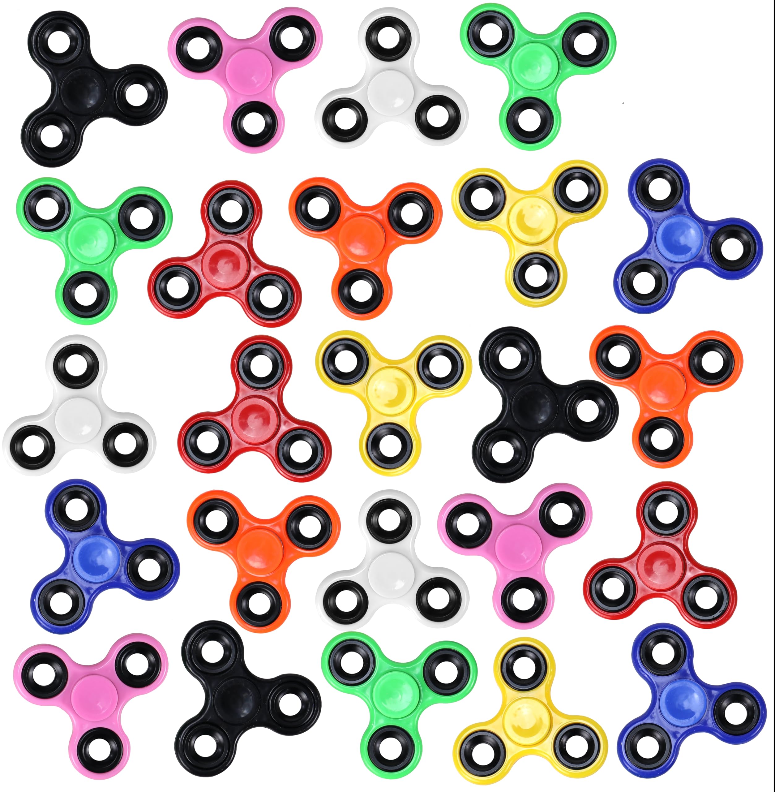 Photo 1 of Iconikal 24-Pack Fidget Spinners, Random Color Bulk Assortment for Sensory Play Occupy Hands Attention