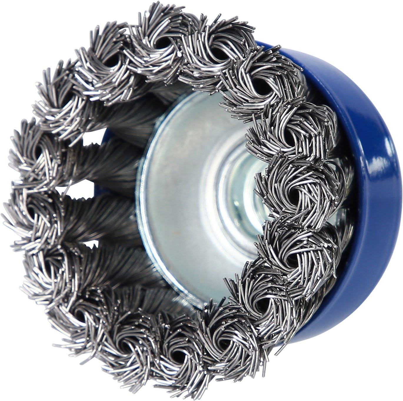 BRILLIANT TOOLS BT103103 Cup Brush, Diameter 65 mm with M14 x 2.0 mm Attachment [Powered by KS Tools]