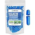 XPRS Nutra Size 00 Empty Capsules - 100 Count Empty Gelatin Capsules - Pills DIY Capsule Filling - Fillable Pill Gel Caps for Do-It-Yourself Supplements (Blue)