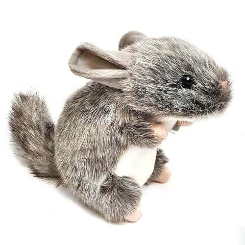 Chinchilla 8.5 inches, 12 inches with tail, 23cm, Plush Toy, Soft Toy