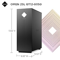 OMEN 25L Gaming Desktop PC, AMD Radeon RX 5700, AMD