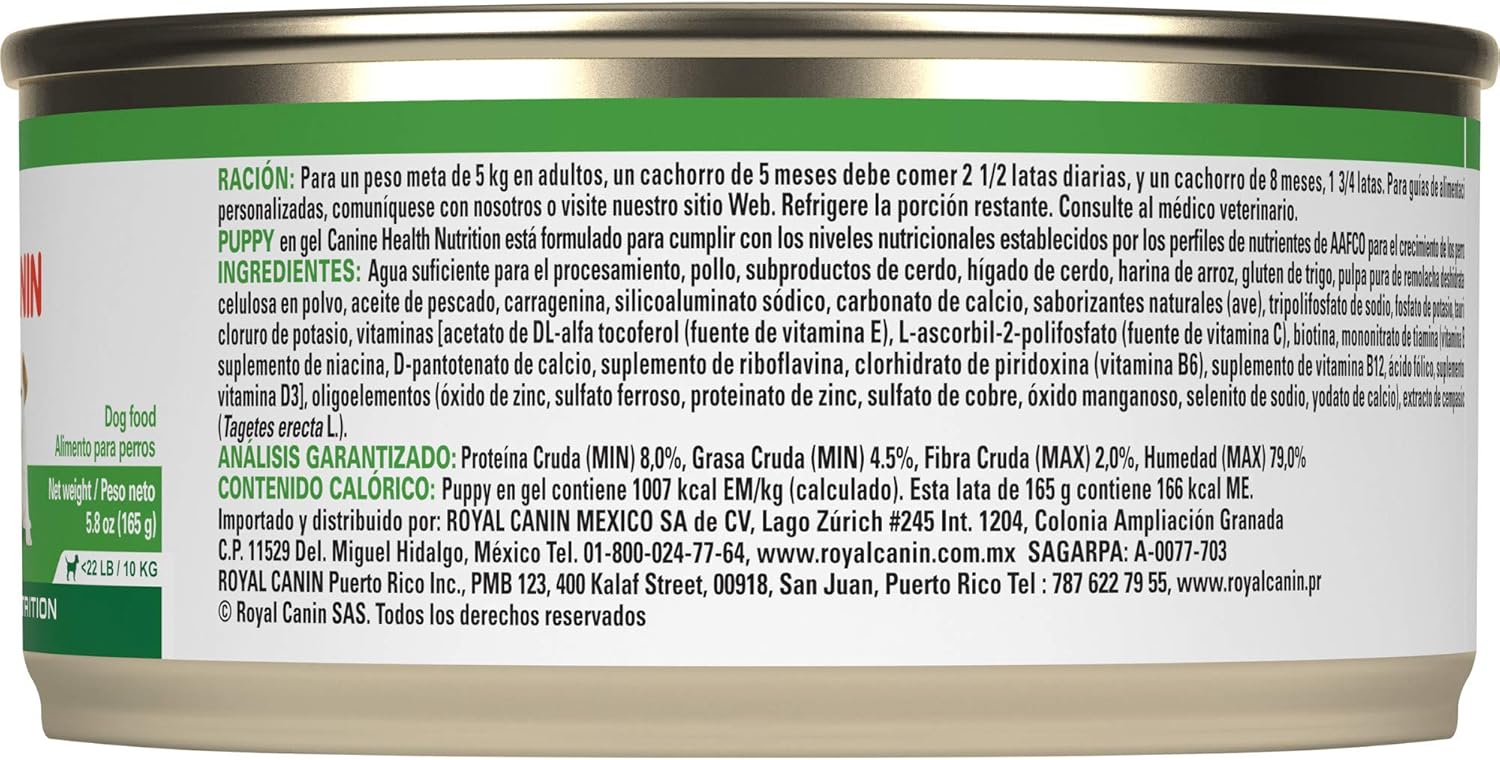 royal canin puppy appetite stimulation canned dog food