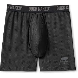 Duluth Trading Co Men's Buck Naked Bullpen Boxer Brief Underwear
