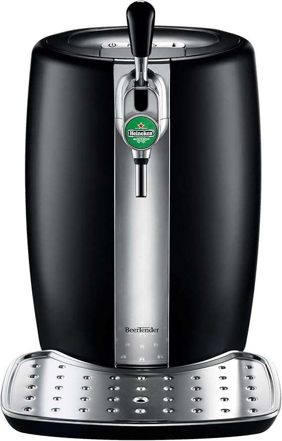 Amazon Com Krups And Heineken B100 Beertender With Heineken Draught Keg Technology Black Appliances