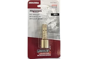 Lincoln Electric Magnum PRO Gas Diffuser | with O-Ring to Prevent Gas Leakage | Compatible with Magnum PRO Guns | Thread-On, 