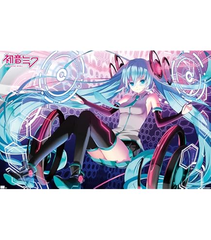Poster Hatsune Miku 16e Anniversaire – 91,5 X 61 Cm, Papier Brillant 170g/m², Officiel