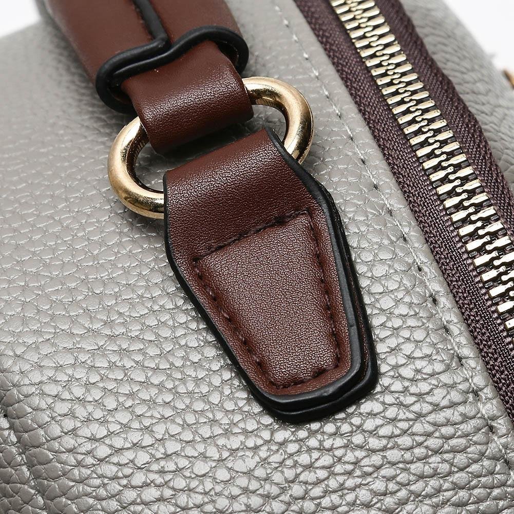 pu leather women messenger handbag mini casual zipper shoulder backpacks