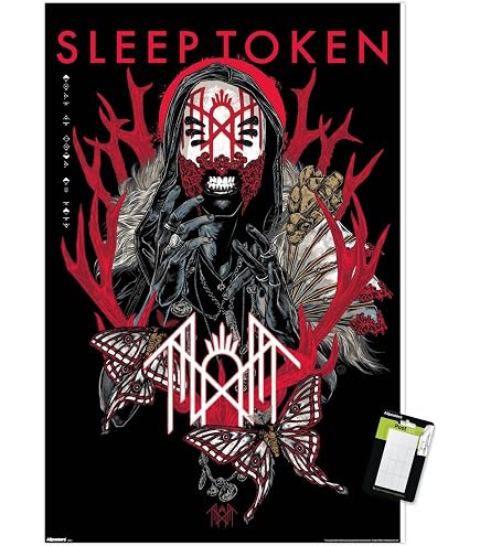 Amazon.com: Trends International Sleep Token - Skulls And Flowers