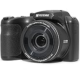 KODAK PIXPRO AZ255-BK 16MP Digital Camera 25X Optical Zoom 24mm Wide Angle Lens Optical Image Stabilization 1080P Full HD Vid