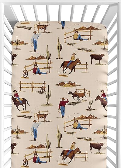 wild west crib bedding