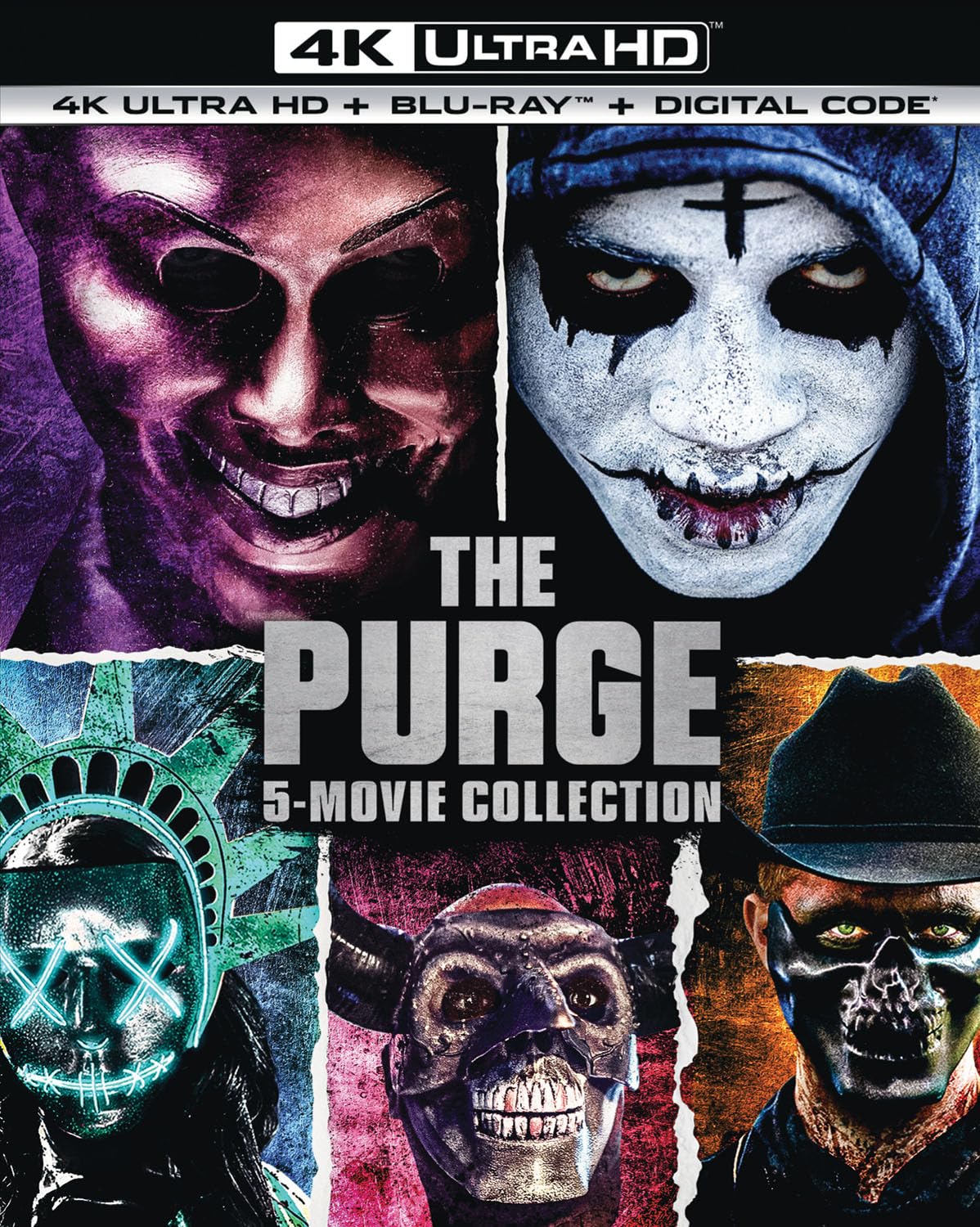 The Purge: 5-Movie Collection - 4K Ultra HD + Blu-ray + Digital Image